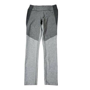 Outdoor Voices 7/8 Leggings Womens Small Two-Tone Gray Stretch‎ Athleisure Yoga